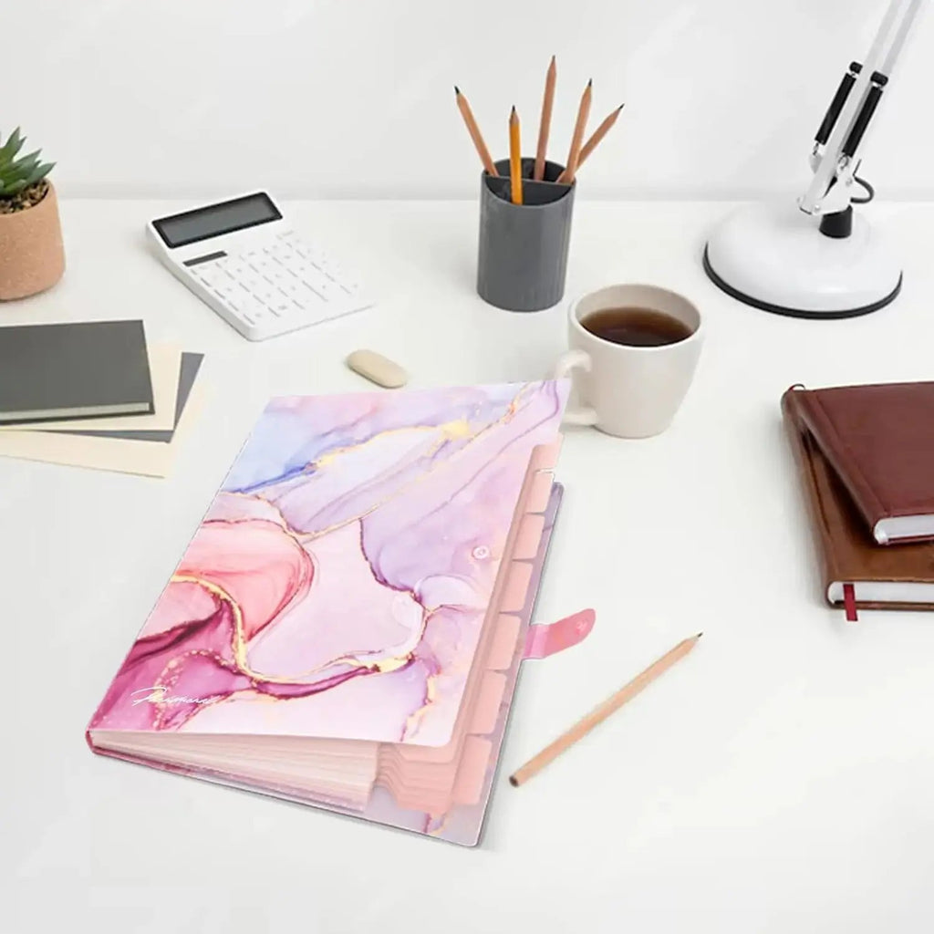 Expanding File Folder - 8 Pockets for Important Documents, Home &amp; Office Bills