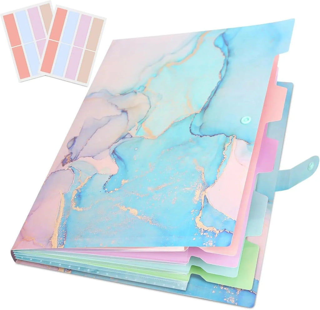 Expanding File Organizers for Office Documents, Study Notes - Cyan Gold