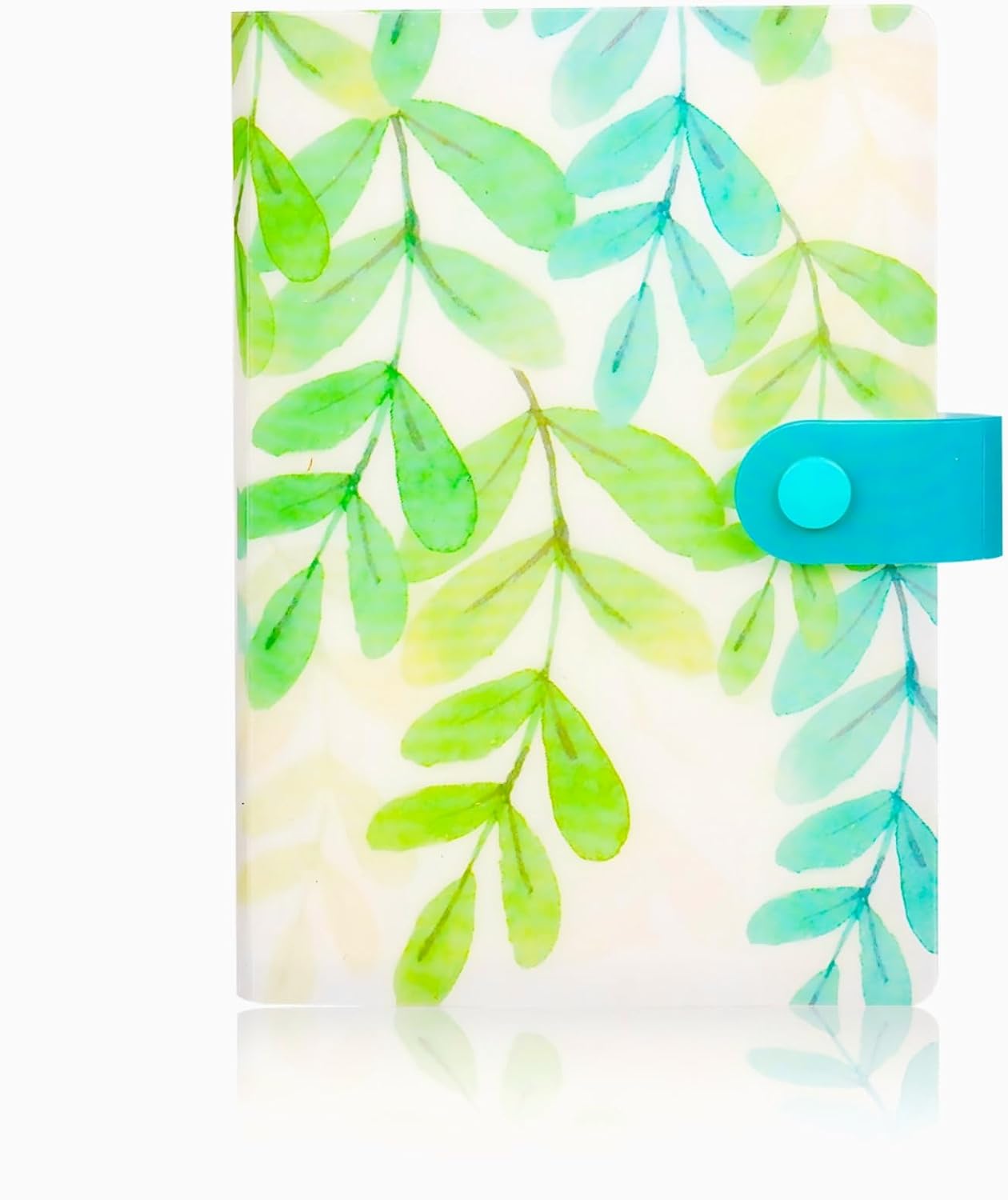 Receipt Coupon Organizer 104-Pocket Small Accordion Binder 6.7X4.8 - Nature Green