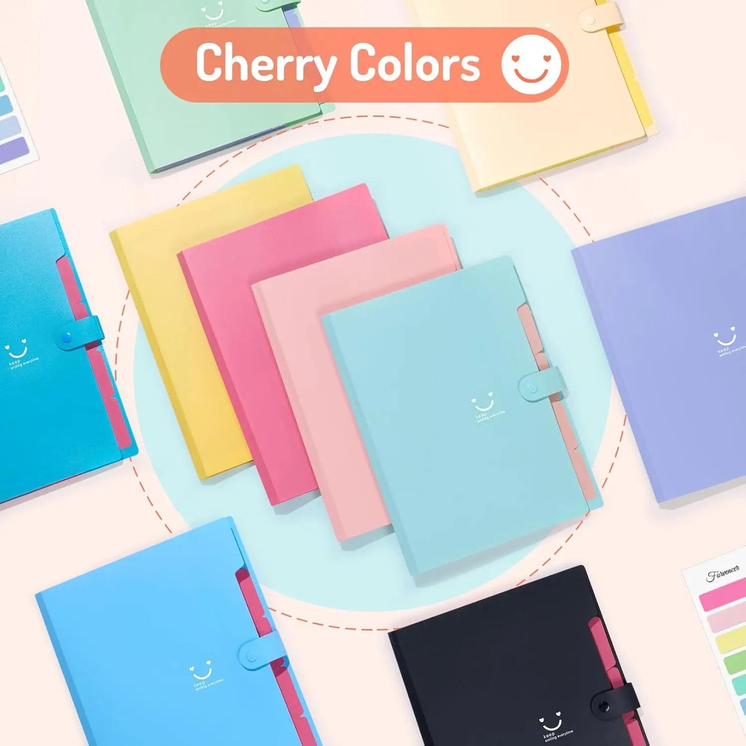 Natural Scenes for Students,Teachers &amp; Folders for Documents, Sakura Pink