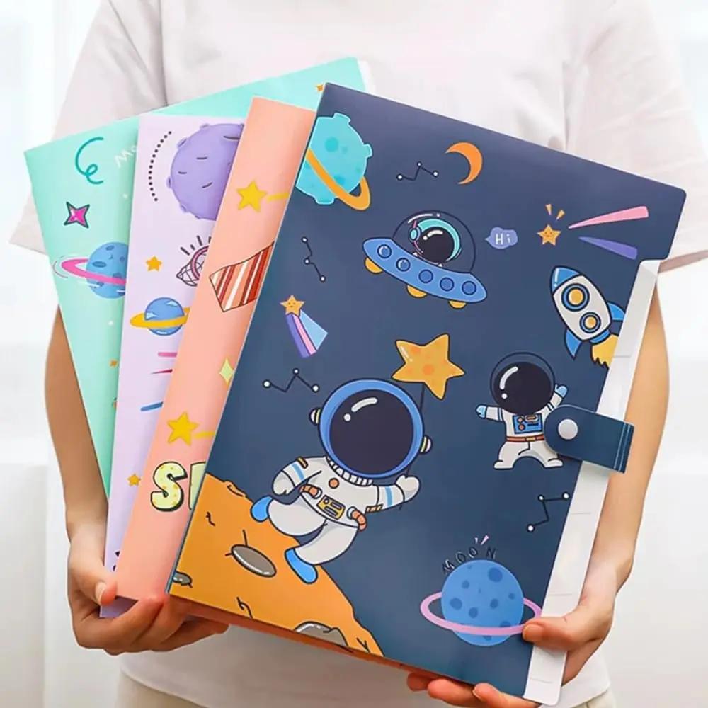 Cute File Folders, Expanding File Folders with 32 Labels, 5 Pocket File Organizer