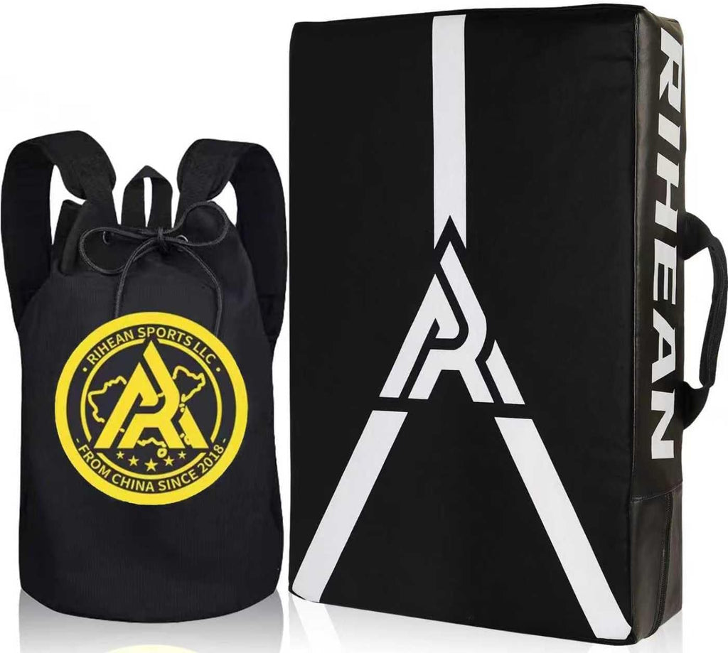 Football Blocking Pad with Carry Bag, Training Equipment Kick Pads for Football, Basketball, Hockey, Lacrosse Tackle Dummy - 24"x16" Kick Shield Pad with Handles