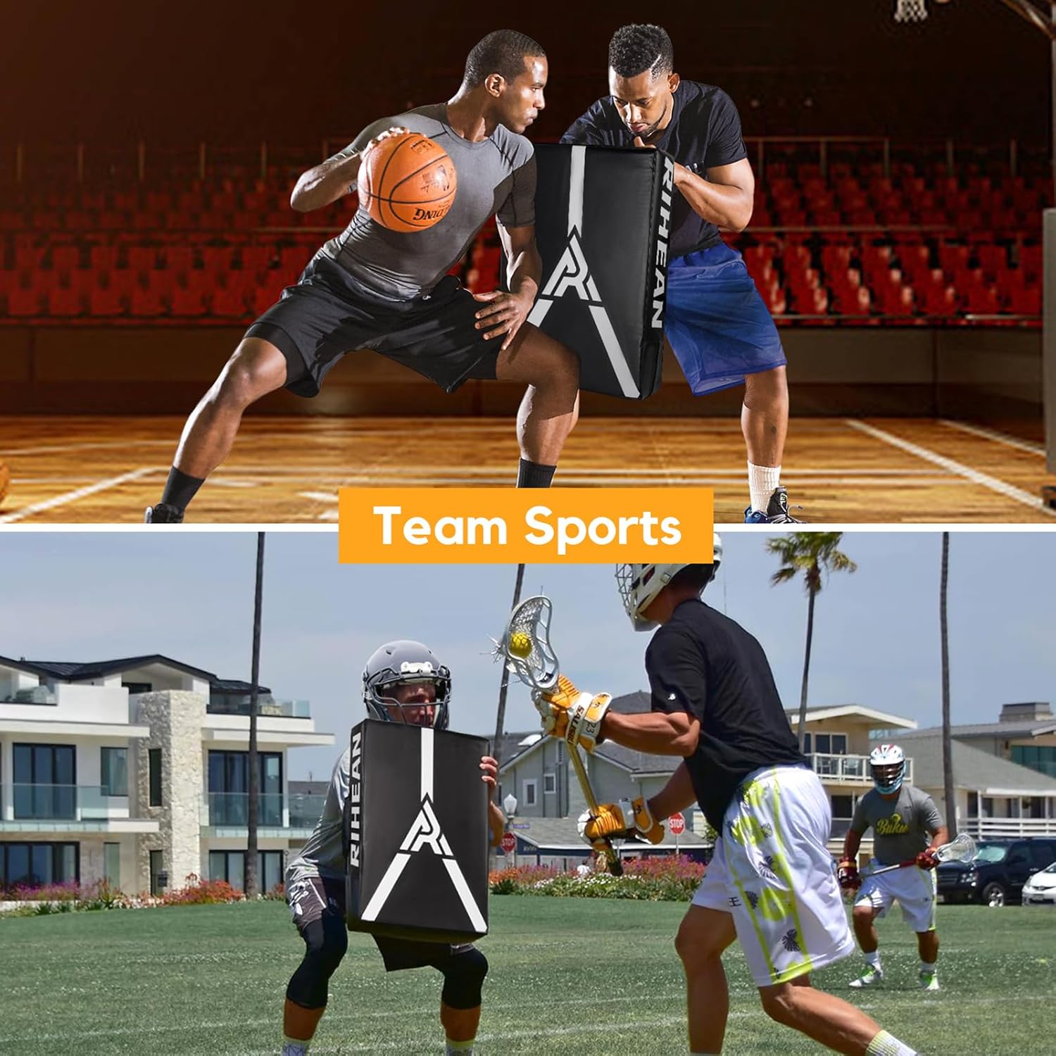 Martial Arts Kicking Shield Pad for Muay Thai, Taekwondo Football Hockey Training - Denser Foam, High-Density PU Leather Cover (ONE PAD)